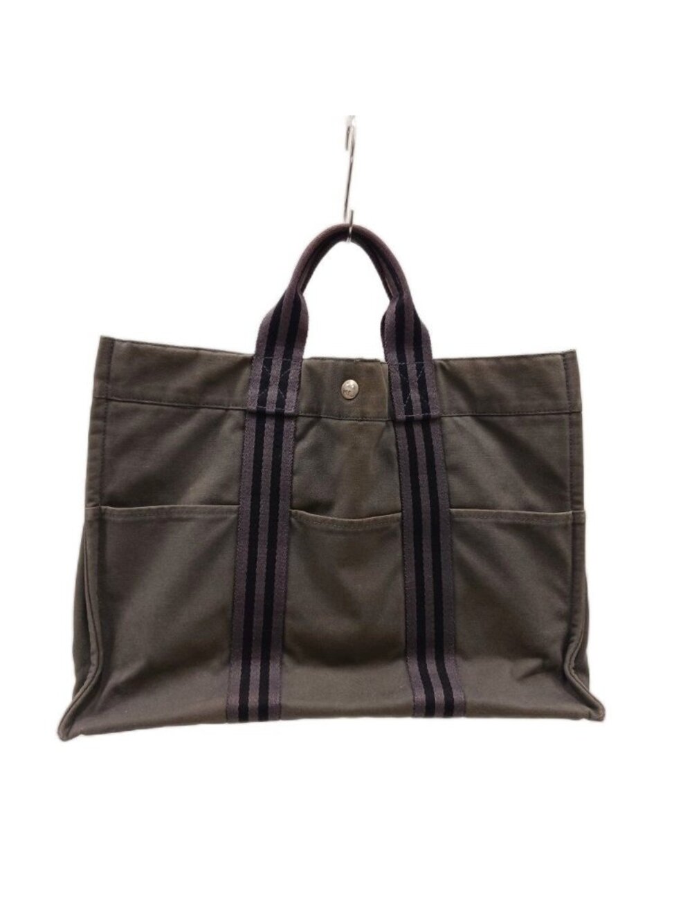 Hermes Fourre Tout MM Tote Bag Gray